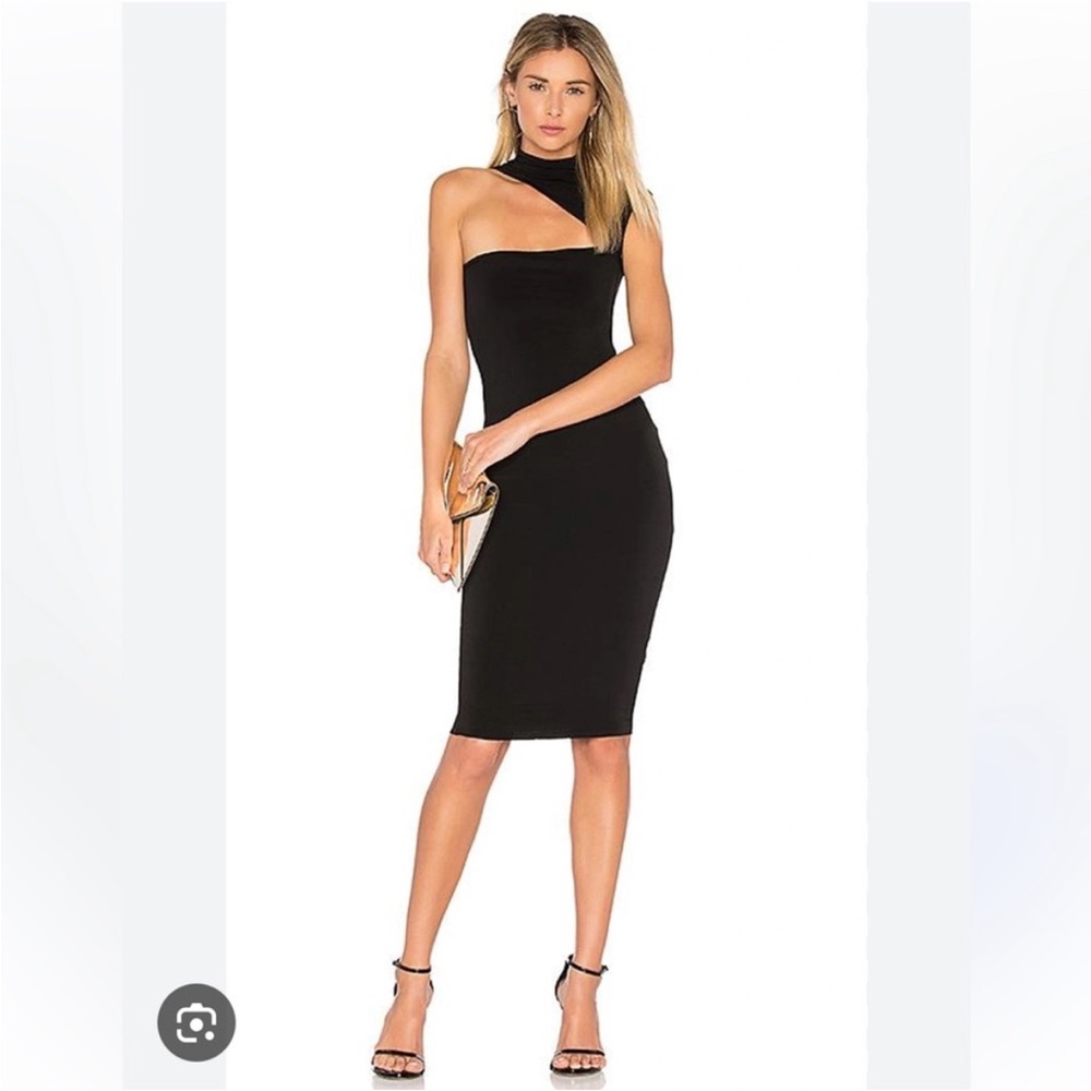 Nookie Black Midi Dress